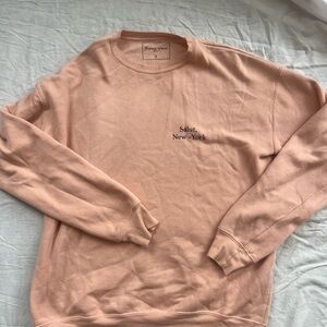 Salut New York Peach Sweatshirt
